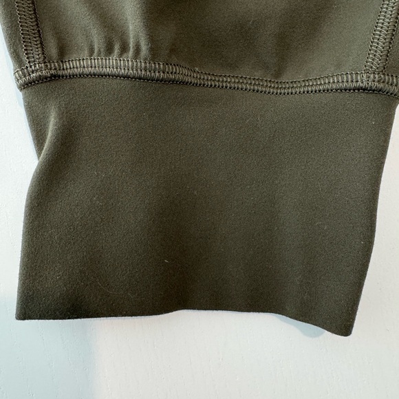 Lululemon align jogger, 28 inch, sz 10, dark olive, god used condition. - Picture 5 of 9